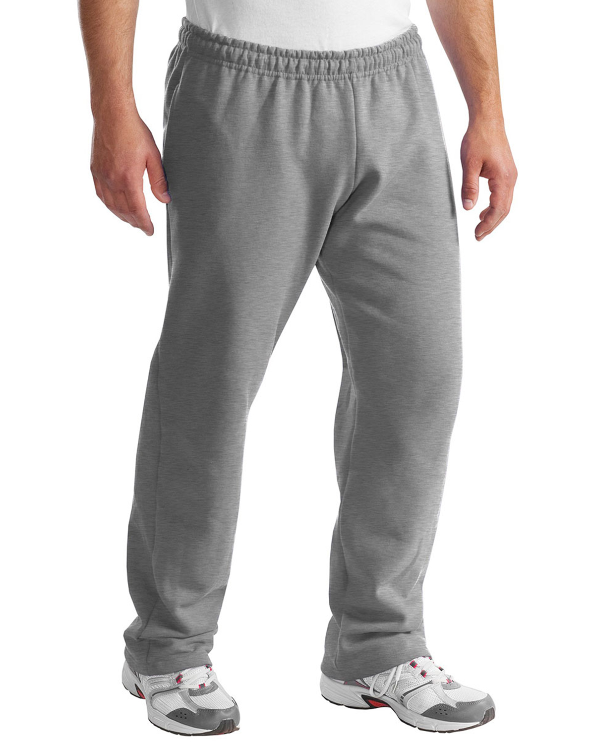 mens open bottom sweatpants